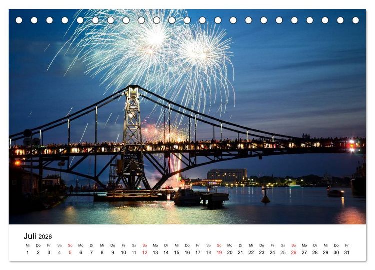 Produktbild: Maritime Impressionen Wilhelmshaven (Tischkalender 2026 DIN A5 quer), CALVENDO Monatskalender