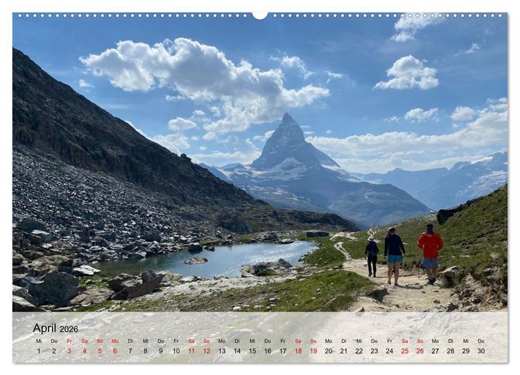 Produktbild: Alpenauszeit - Sch&ouml;ne Orte der Alpen (Wandkalender 2026 DIN A2 quer), CALVENDO Monatskalender