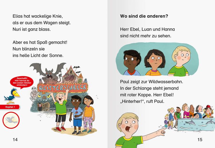 Produktbild: Leserabe 1. Lesestufe - Aufregung im Freizeitpark