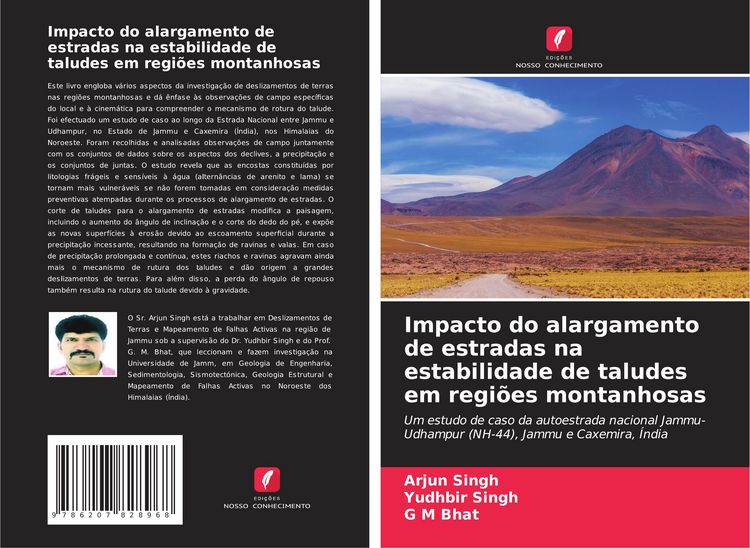 Produktbild: Impacto do alargamento de estradas na estabilidade de taludes em regi&otilde;es montanhosas