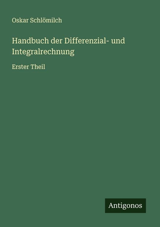 Produktbild: Handbuch der Differenzial- und Integralrechnung