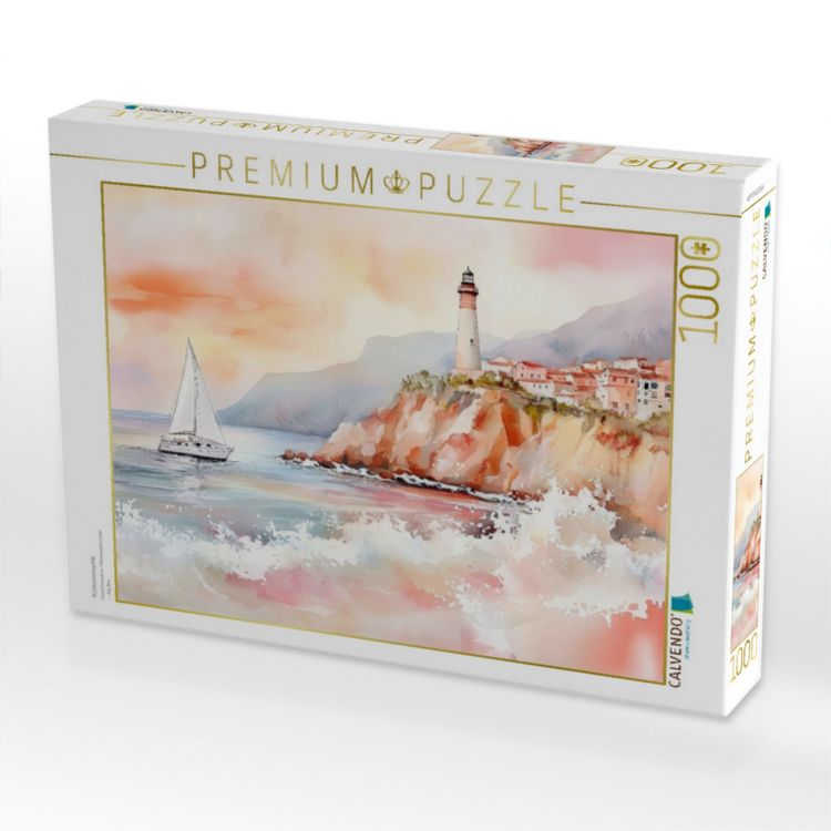 Produktbild: CALVENDO Puzzle K&uuml;stenromantik | 1000 Teile Lege-Gr&ouml;&szlig;e 64x48cm Foto-Puzzle f&uuml;r gl&uuml;ckliche Stunden