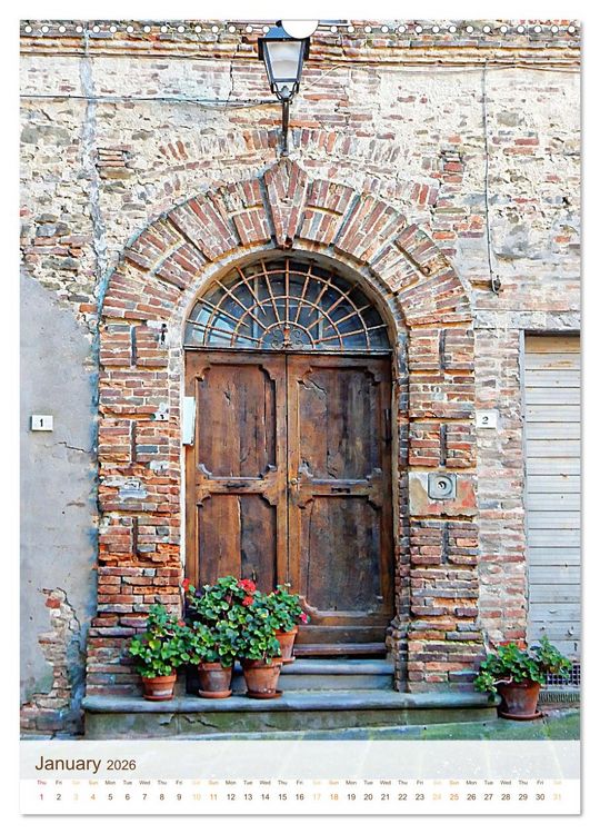 Produktbild: Umbrian Doorways (Wall Calendar 2026 DIN A3 portrait), CALVENDO 12 Month Wall Calendar