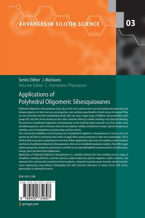 Produktbild: Applications of Polyhedral Oligomeric Silsesquioxanes