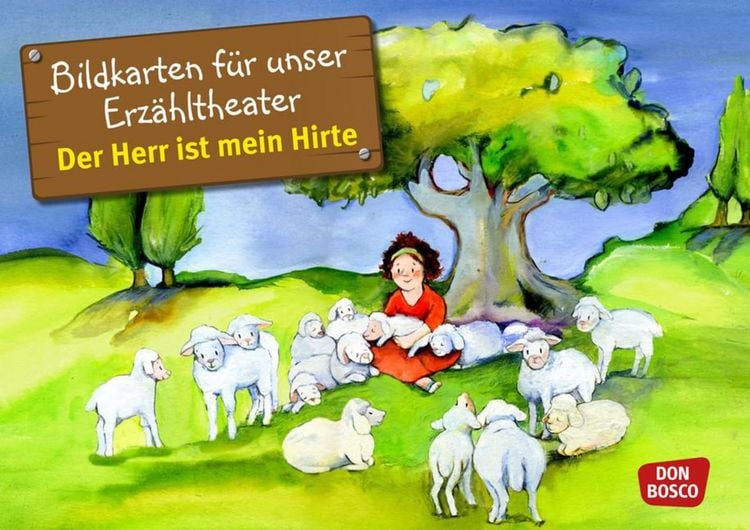 Produktbild: Der Herr ist mein Hirte. Kamishibai Bildkartenset.