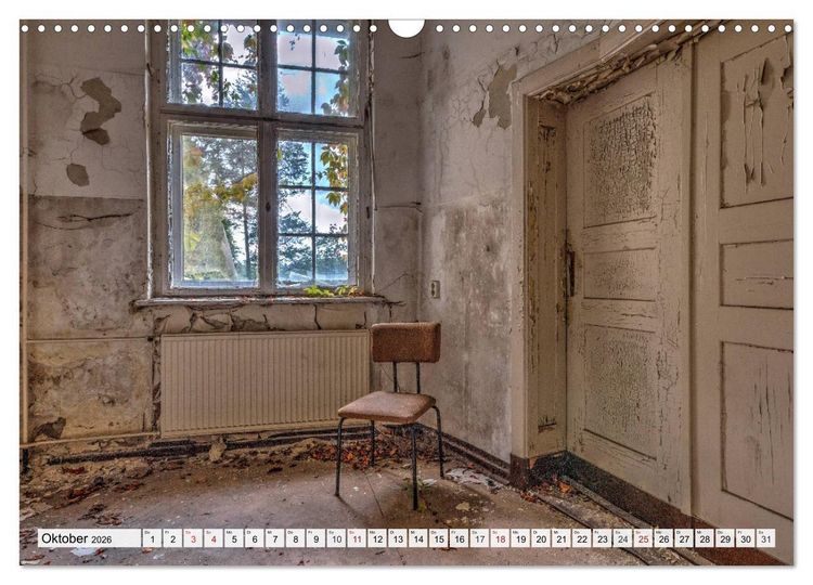 Produktbild: Heilst&auml;tten - verlassen und vergessen (Wandkalender 2026 DIN A3 quer), CALVENDO Monatskalender