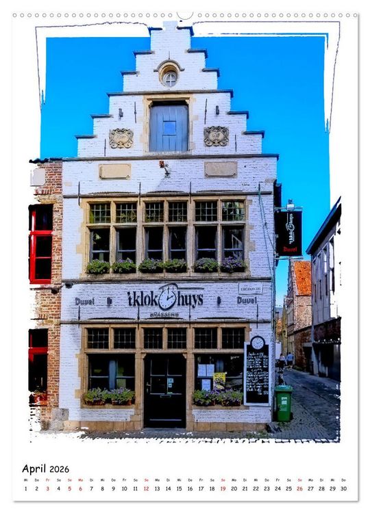 Produktbild: Gent Flanderns Perle (Wandkalender 2026 DIN A2 hoch), CALVENDO Monatskalender