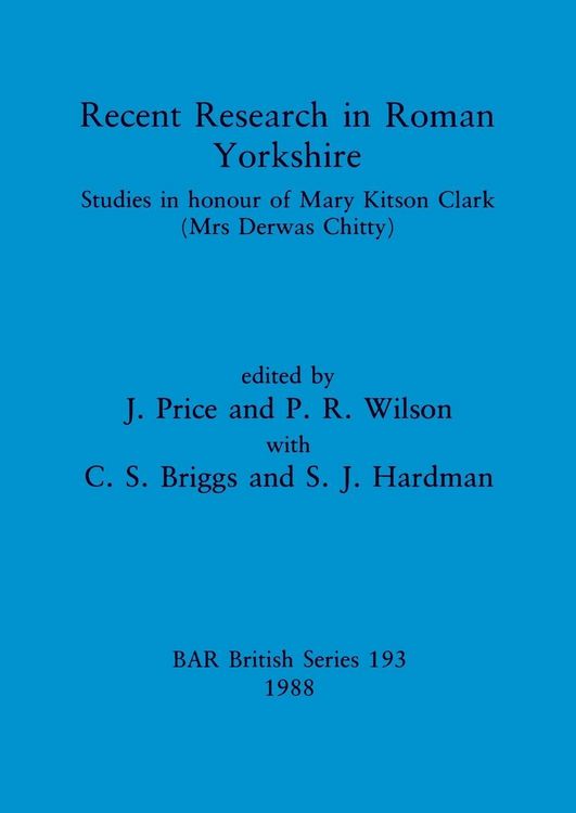 Produktbild: Recent Research in Roman Yorkshire
