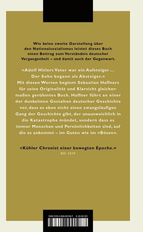 Produktbild: Anmerkungen zu Hitler