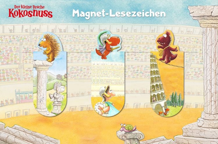 Produktbild: Der kleine Drache Kokosnuss - Magnet-Lesezeichen