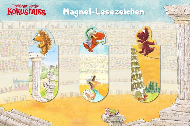 Produktbild: Der kleine Drache Kokosnuss - Magnet-Lesezeichen