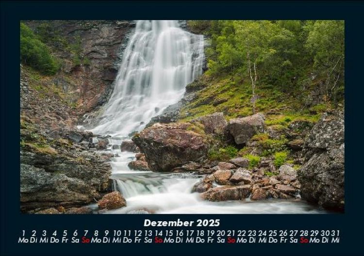 Produktbild: Wasserf&auml;lle 2025 Fotokalender DIN A5