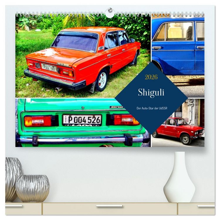 Produktbild: Shiguli - Der Auto-Star der UdSSR (hochwertiger Premium Wandkalender 2026 DIN A2 quer), Kunstdruck in Hochglanz