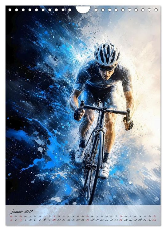 Produktbild: Herzschlag 180 - Wenn Rennradsport zur Kunst wird (Wandkalender 2027 DIN A4 hoch), CALVENDO Monatskalender