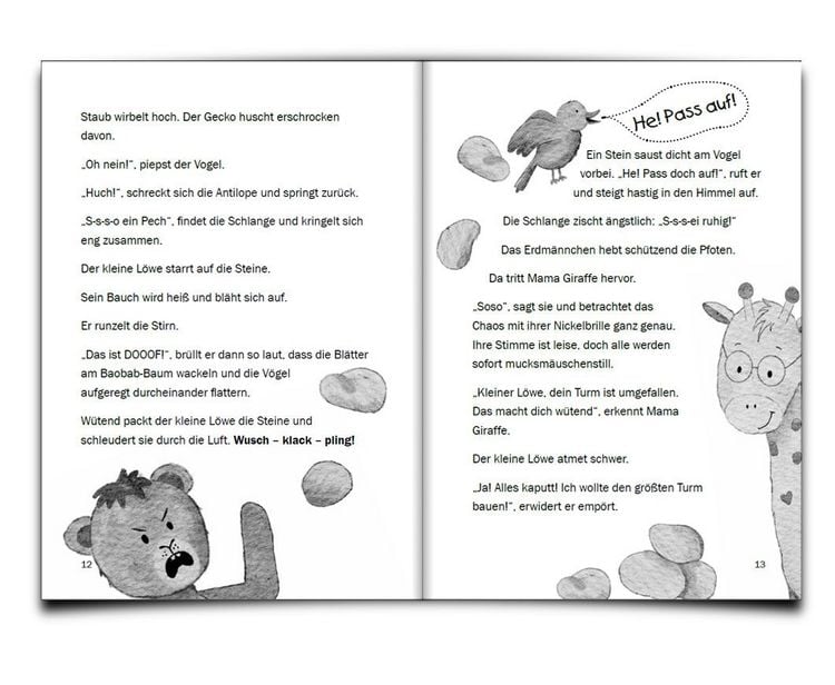 Produktbild: Keine Gewalt in unserer Savanne! Gewaltfreie Kommunikation f&uuml;r Kinder in einer liebevollen Bildergeschichte mit kreativen Ritualen f&uuml;r Familie, Kita und Schule