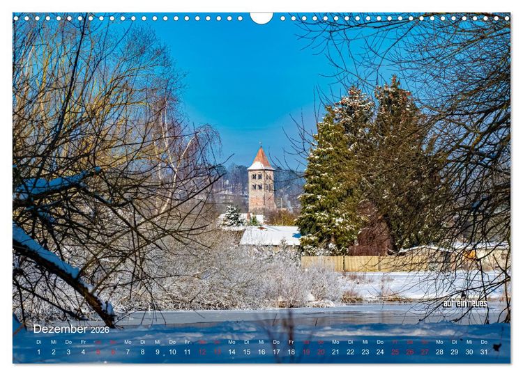 Produktbild: stiftsruine zu bad hersfeld (Wandkalender 2026 DIN A3 quer), CALVENDO Monatskalender