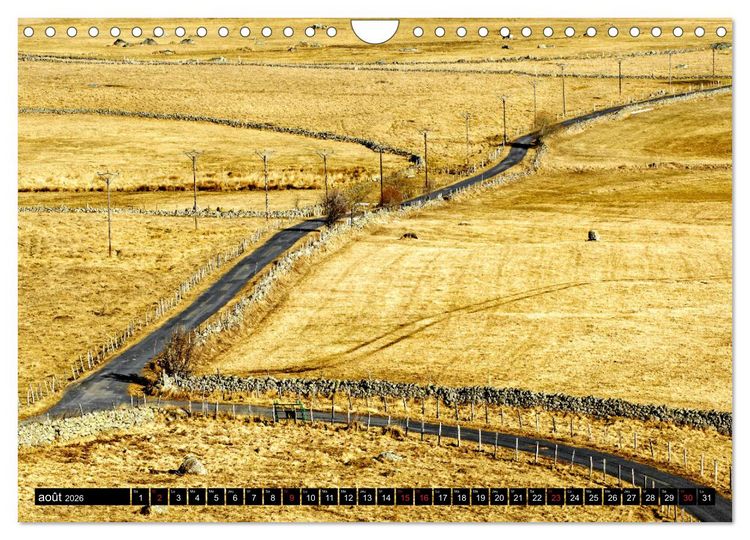 Produktbild: Collection Terre AUBRAC (Calendrier mural 2026 DIN A4 vertical), CALVENDO calendrier mensuel