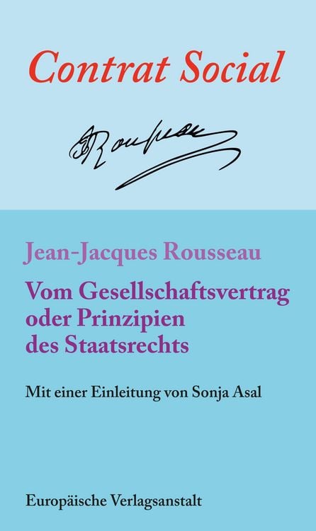 Produktbild: Vom Gesellschaftsvertrag oder Prinzipien des Staatsrechts