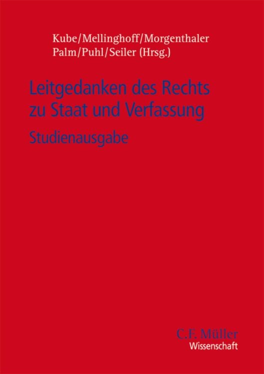 Produktbild: Leitgedanken des Rechts zu Staat und Verfassung