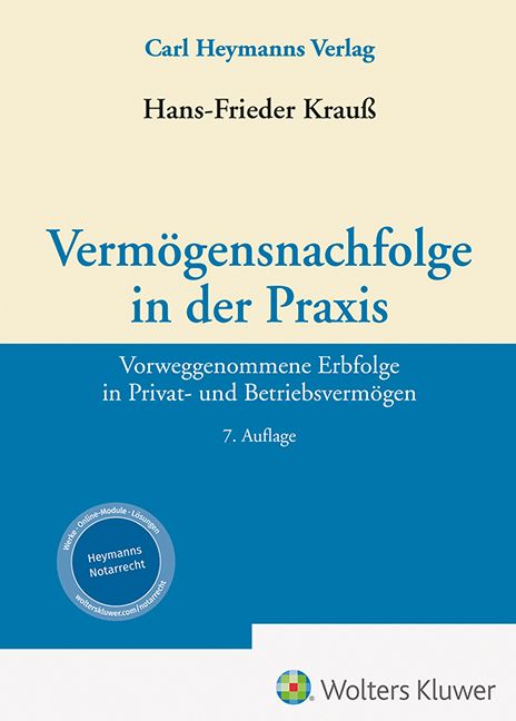 Produktbild: Verm&ouml;gensnachfolge in der Praxis