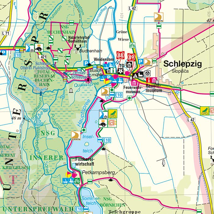 Produktbild: Biosph&auml;renreservat Spreewald 1 : 50 000