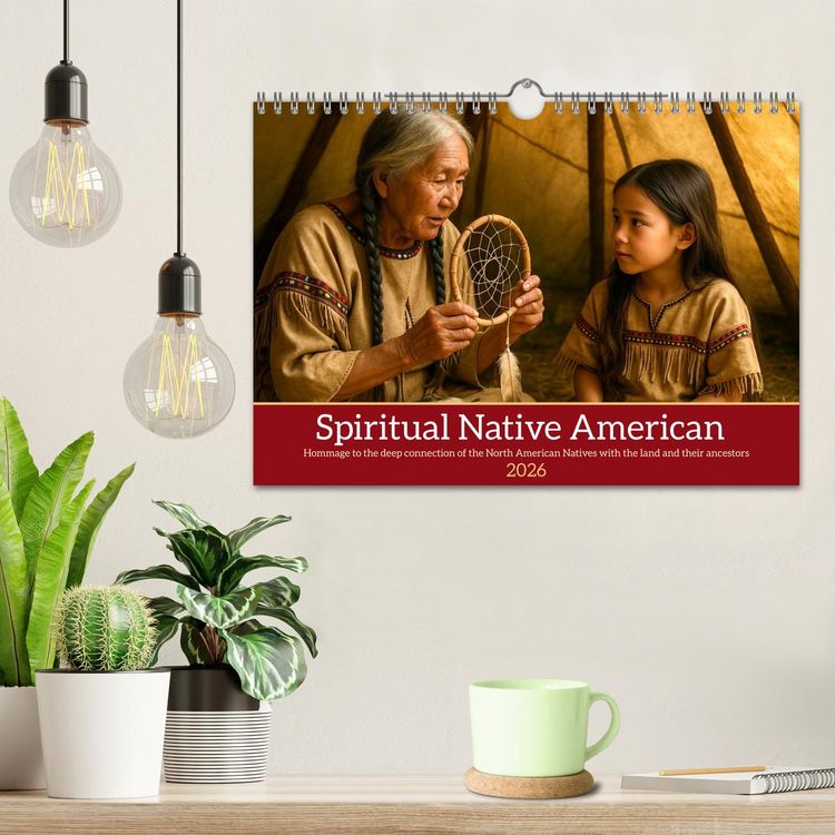 Produktbild: Spiritual Native American (Wall Calendar 2026 DIN A4 landscape), CALVENDO 12 Month Wall Calendar