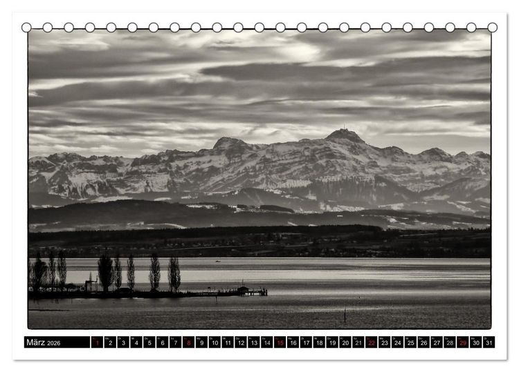 Produktbild: Boden-Seen-Sucht (Tischkalender 2026 DIN A5 quer), CALVENDO Monatskalender