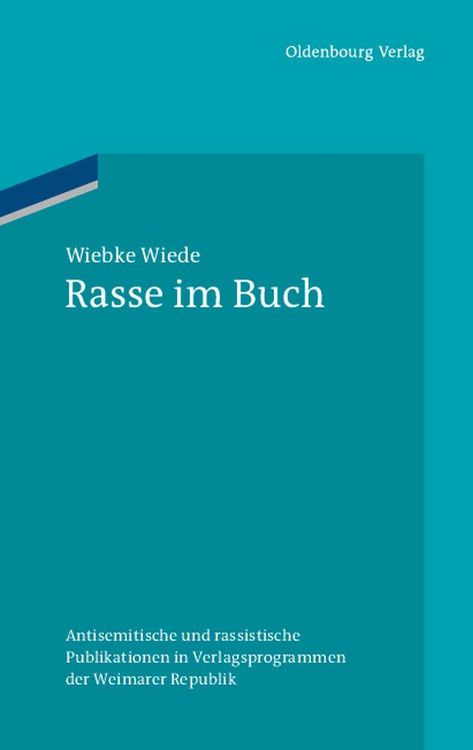 Produktbild: Rasse im Buch