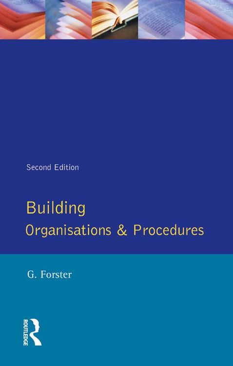 Produktbild: Building Organisation and Procedures