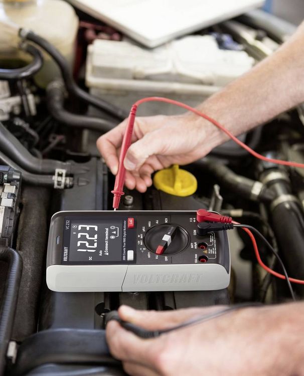 Produktbild: VOLTCRAFT VC232 Hand-Multimeter digital True RMS LoZ CAT III 600V Anzeige (Counts): 2000