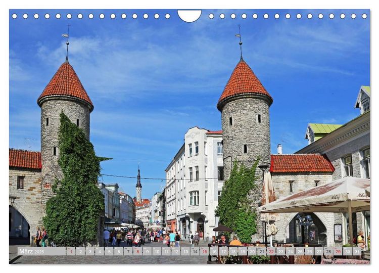 Produktbild: Die Altstadt von Tallinn (Wandkalender 2026 DIN A4 quer), CALVENDO Monatskalender