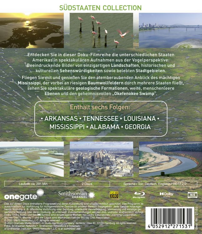 Produktbild: Aerial America (Amerika von oben) - S&uuml;dstaaten Collection [2 BRs]