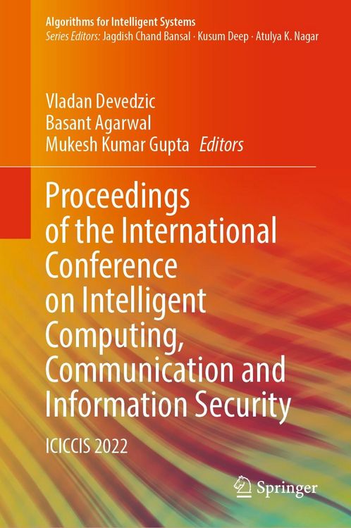 Produktbild: Proceedings of the International Conference on Intelligent Computing, Communication and Information Security
