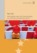 Produktbild: Leistungsst&ouml;rungen bei Lizenzvertr&auml;gen aus Sicht des europ&auml;ischen Rechts