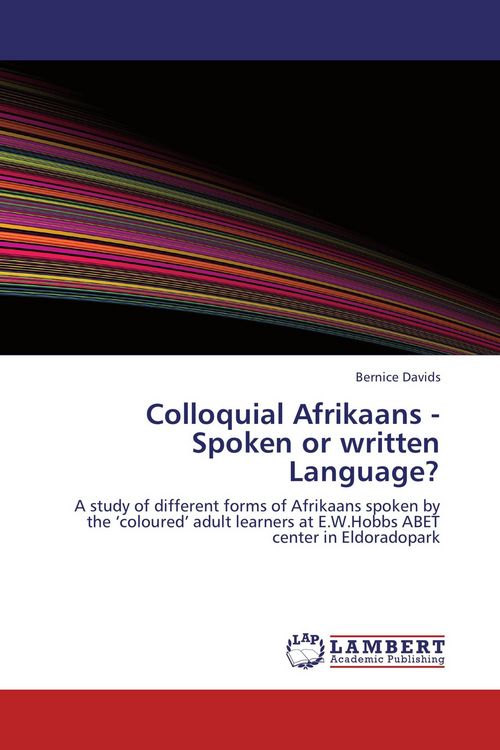 Produktbild: Colloquial Afrikaans - Spoken or written Language?