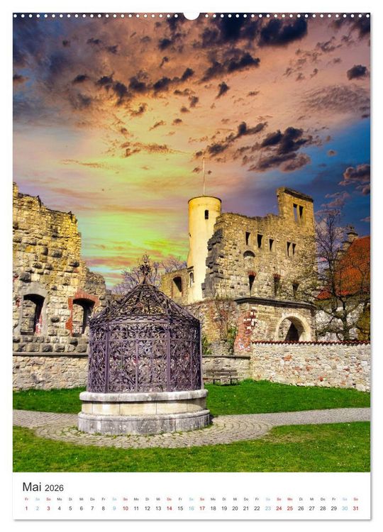 Produktbild: Heidenheim und Umgebung (Wandkalender 2026 DIN A2 hoch), CALVENDO Monatskalender