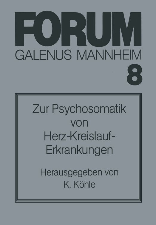 Produktbild: Zur Psychosomatik von Herz-Kreislauf-Erkrankungen