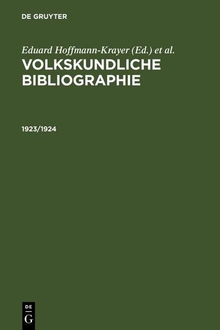 Produktbild: 1923/1924