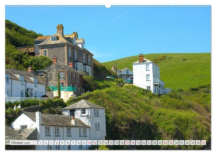 Produktbild: Port Isaac, Heimat der Fishermen`s Friends (Wandkalender 2026 DIN A2 quer), CALVENDO Monatskalender