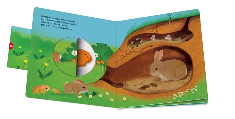 Produktbild: Spiel mit den Tierkindern! Mein buntes Holzpuzzle-Buch