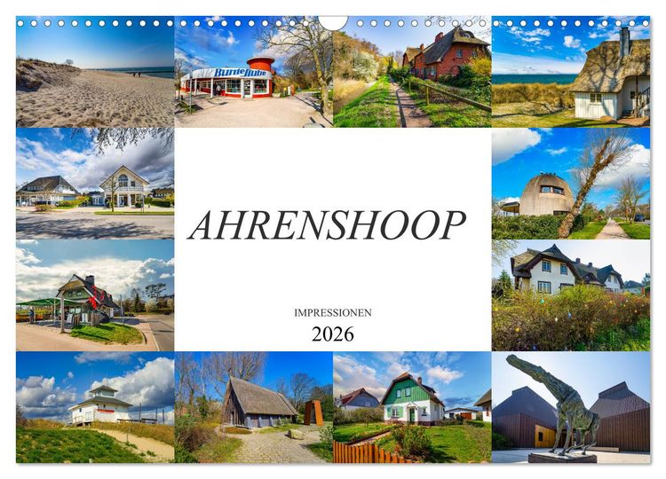 Produktbild: Ahrenshoop Impressionen (Wandkalender 2026 DIN A3 quer), CALVENDO Monatskalender