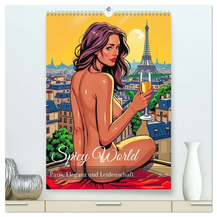 Produktbild: Spicy World - Paris, Eleganz und Leidenschaft (hochwertiger Premium Wandkalender 2026 DIN A2 hoch), Kunstdruck in Hochglanz