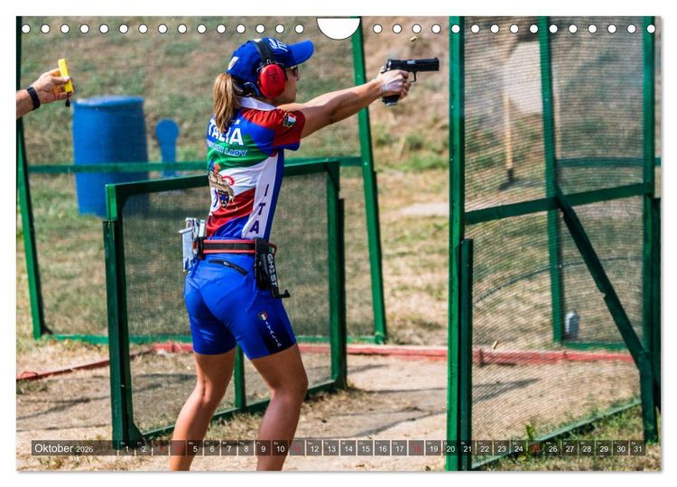Produktbild: IPSC - Dynamischer Schie&szlig;sport (Wandkalender 2026 DIN A4 quer), CALVENDO Monatskalender