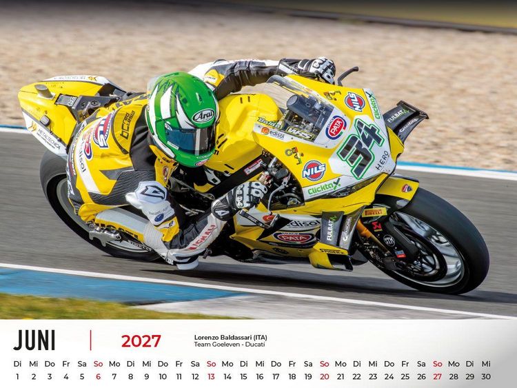 Produktbild: Superbike WM Kalender 2027