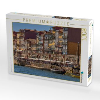 Produktbild: CALVENDO Puzzle Ein Motiv aus dem Kalender Farbenfrohes Porto | 1000 Teile Lege-Gr&ouml;&szlig;e 64x48cm Foto-Puzzle f&uuml;r gl&uuml;ckliche Stunden