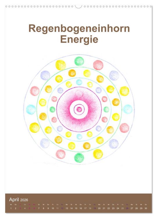 Produktbild: Delfinheilsymbole (Wandkalender 2026 DIN A2 hoch), CALVENDO Monatskalender