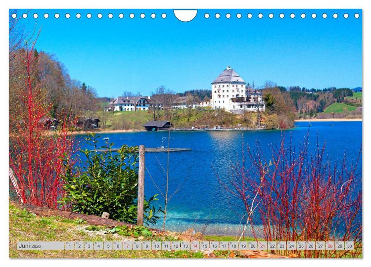 Produktbild: Rund um den Fuschlsee (Wandkalender 2026 DIN A4 quer), CALVENDO Monatskalender