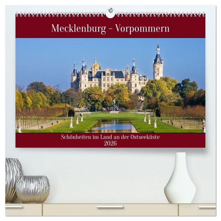 Produktbild: Mecklenburg &ndash; Vorpommern, Sch&ouml;nheiten im Land der Ostseek&uuml;ste (hochwertiger Premium Wandkalender 2026 DIN A2 quer), Kunstdruck in Hochglanz