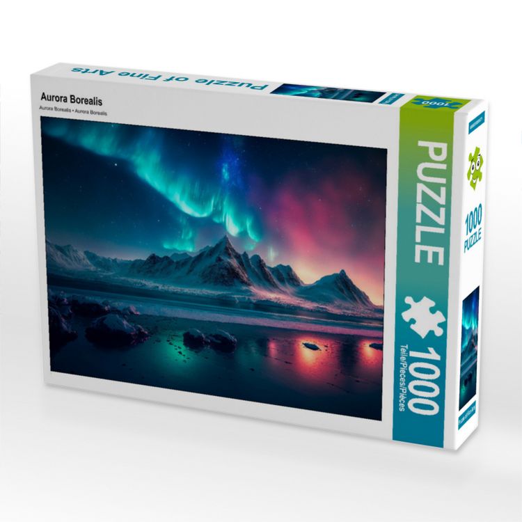 Produktbild: CALVENDO Puzzle Aurora Borealis | 1000 Teile Lege-Gr&ouml;&szlig;e 64x48cm Foto-Puzzle f&uuml;r gl&uuml;ckliche Stunden