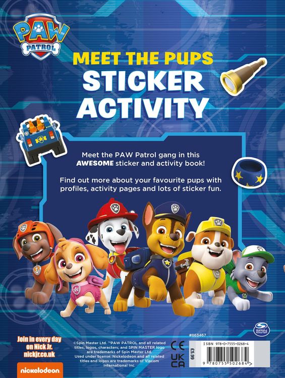 Produktbild: Paw Patrol: Meet the Pups Sticker Activity